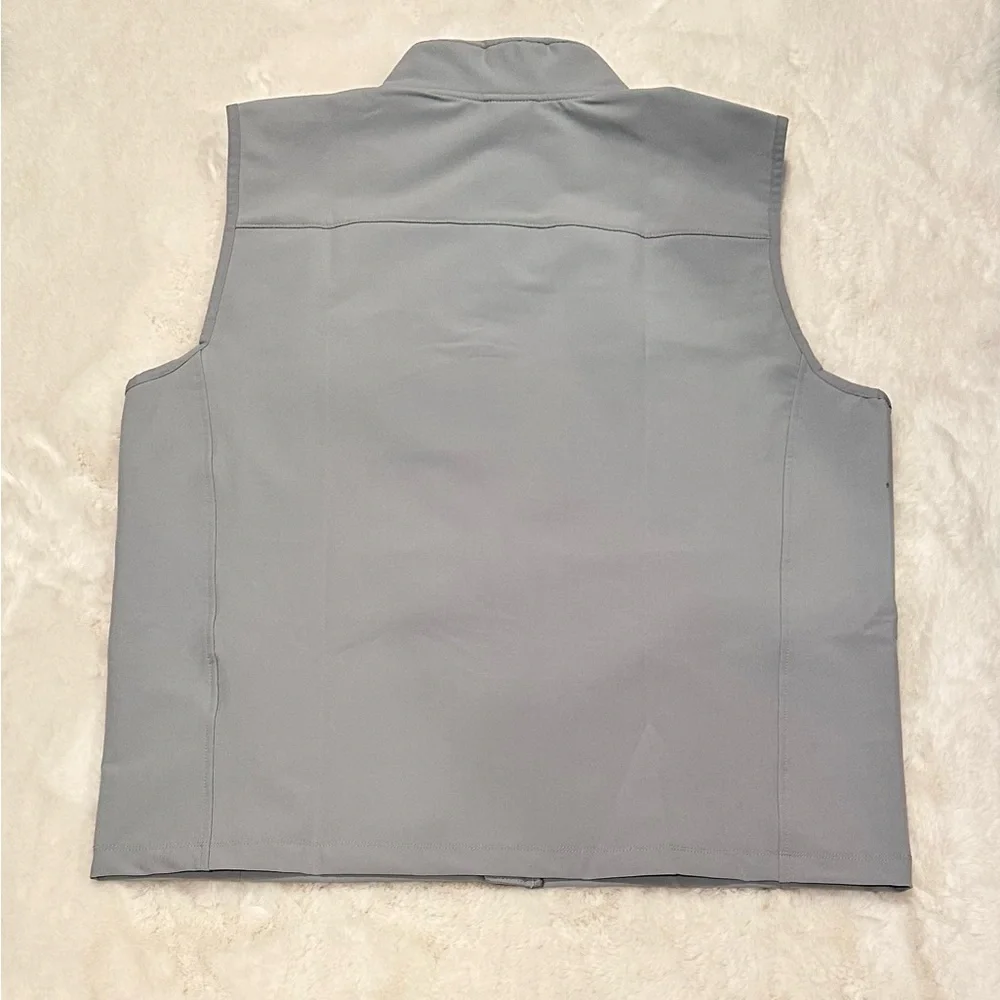 32 Degrees Heat Mens Midweight Tech Vest (X-Large, Regular, Regular, Gray)